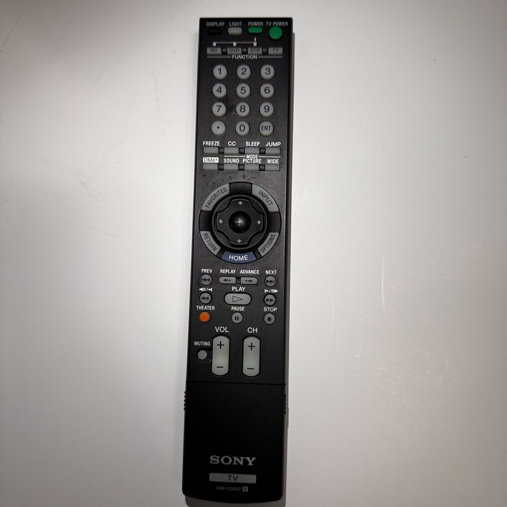 Sony Black TV Remote Control